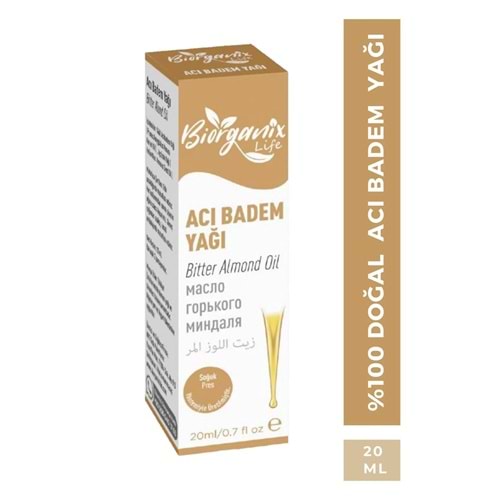 BİORGANİX ACI BADEM YAĞI 20 ML