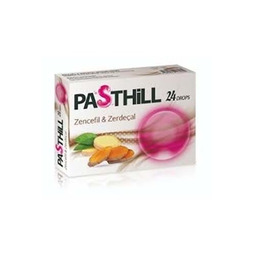 PASTHİLL BOĞAZ PASTİLİ ZENCEFİL ZERDEÇAL 24 DROPS