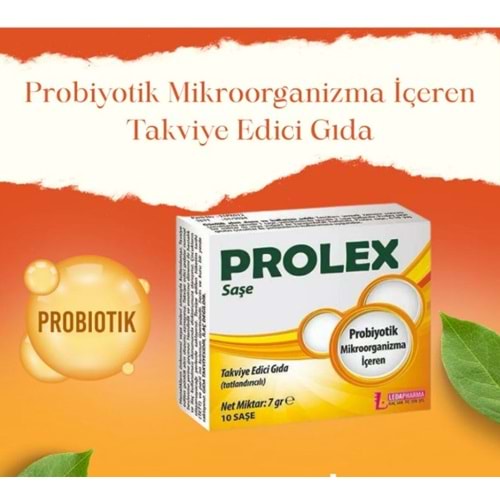 PROLEX ŞASE 10 LU PROBİYOTİK