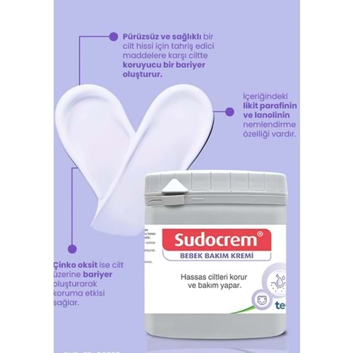SUDOCREM BEBEK BAKIM KREMİ 400 GR ( PİŞİK)