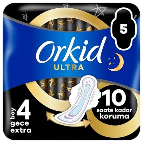 ORKİD XTRA PLUS GECE PED NO:4 5 Lİ