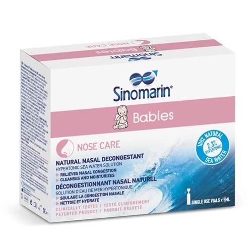 SİNOMARİN BABİES NAZAL 5 ML 18 FLAKON