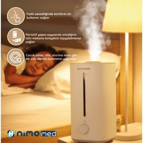 NİMOMED ULTRASONİK HAVA NEMLENDİRİCİ 4 LT