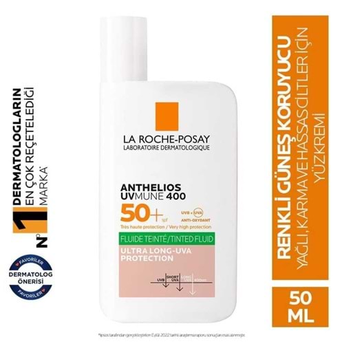 LA ROCHE ANTHELIOS UVMUNE 400 50+ OİL CONTROL TİNTED