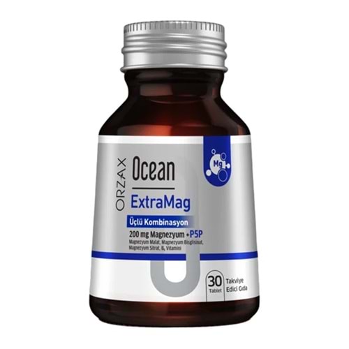 OCEAN EXTRAMAG 30 TABLET ÜÇLÜ KOMBİNASYON