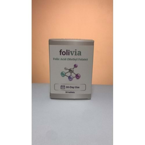 FOLİVİA FOLİC ACİD 30 TABLET METİL FOLAT