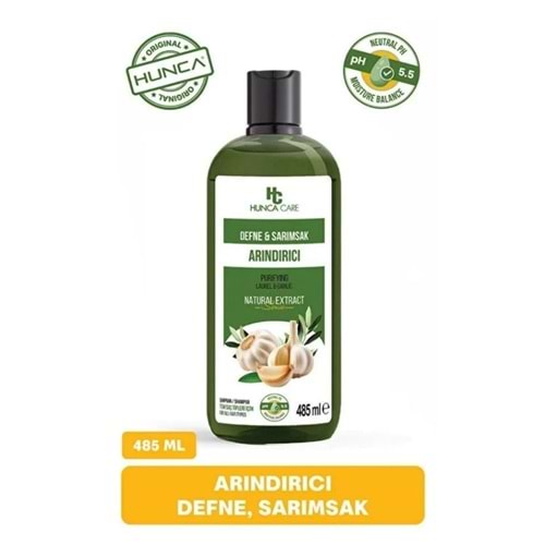 HUNCA CARE ŞAMPUAN DEFNE SARIMSAK 485 ML