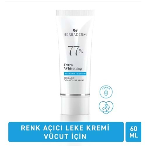 HERBADERM %77 VÜCUT LEKE AÇICI KREM 60 ML