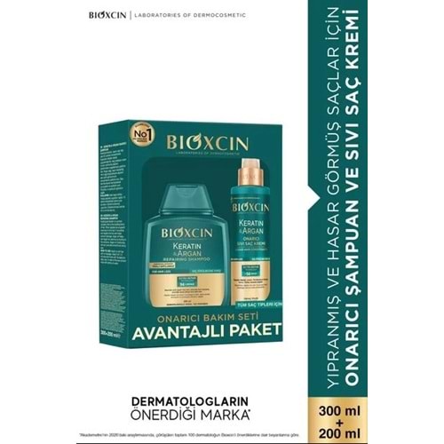 BİOXCİN KERATİN&ARGAN ŞAMPUAN 300 ML+SIVI SAÇ KREMİ 200 HEDİYELİ