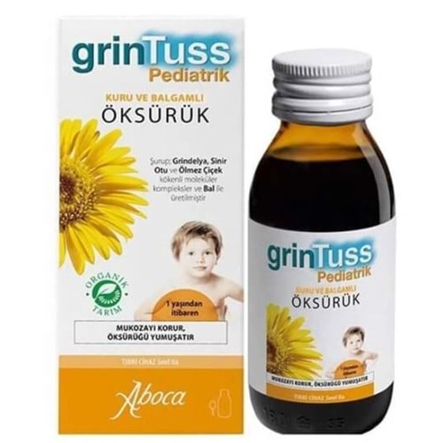 GRİNTUSS ÖKSÜRÜK ŞURUBU 128 GR PEDİATRİC