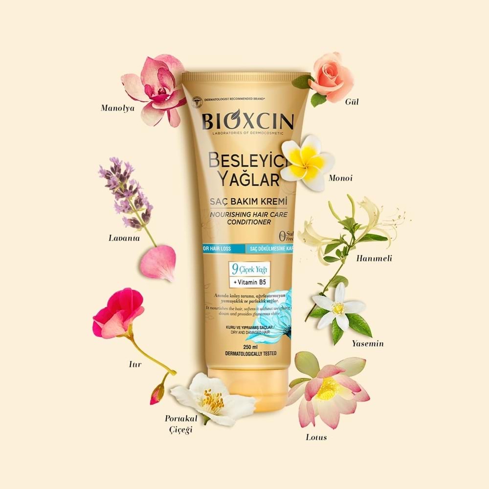 BİOXCİN SAÇ KREMİ 250 ML BESLEYİCİ YAĞLAR