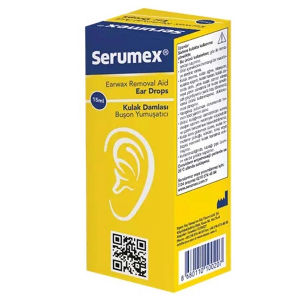 SERUMEX KULAK DAMLASI BUŞON 15 ML
