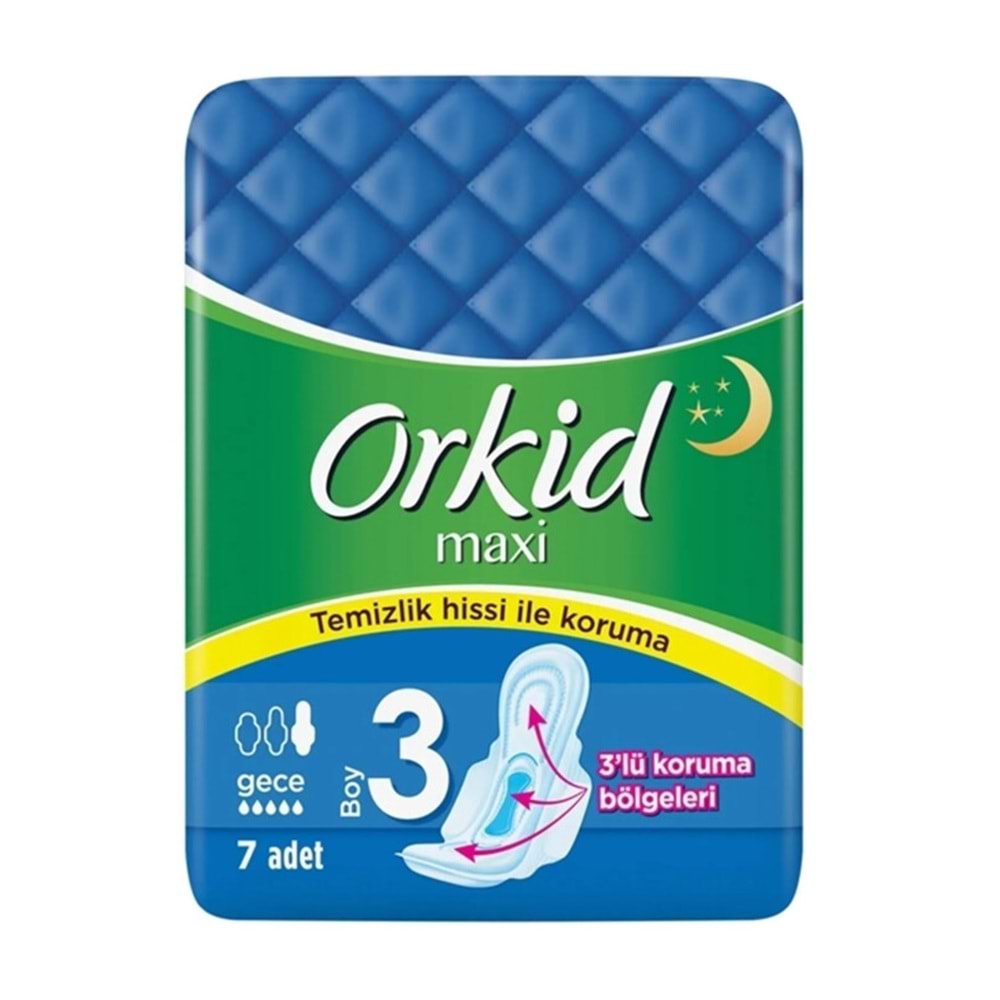 ORKİD MAXİ KANATLI GECE PED NO.3
