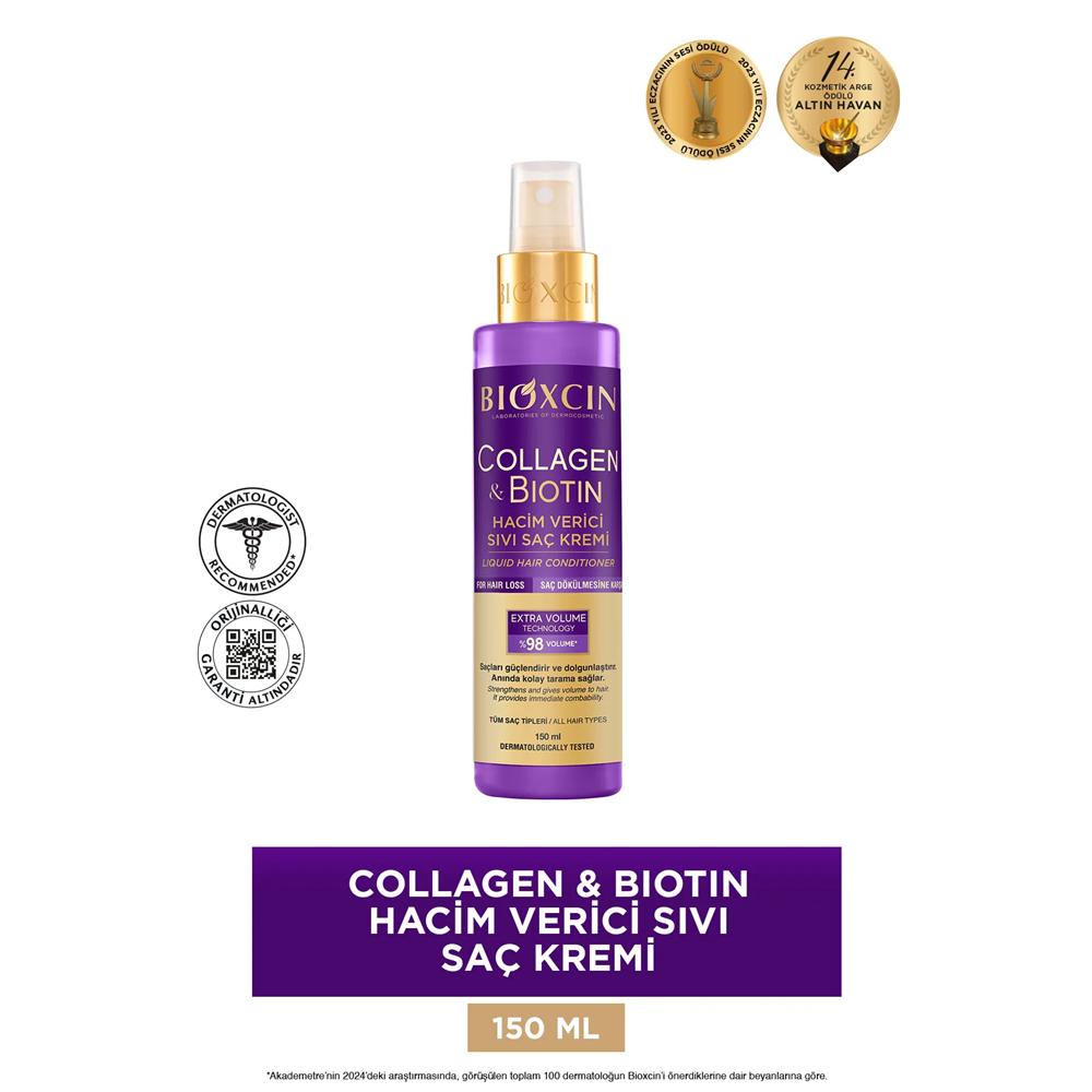 BİOXCİN SIVI SAÇ KREMİ 150 ML COLLAGEN&BİOTİN