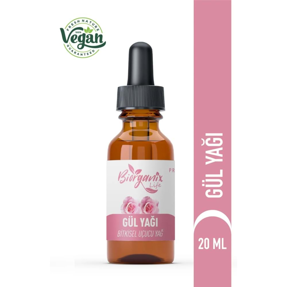 BİORGANİX GÜL YAĞI 20 ML