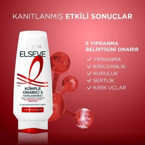 ELSEVE SAÇ KREMİ 250 ML KOMPLE ONARICI