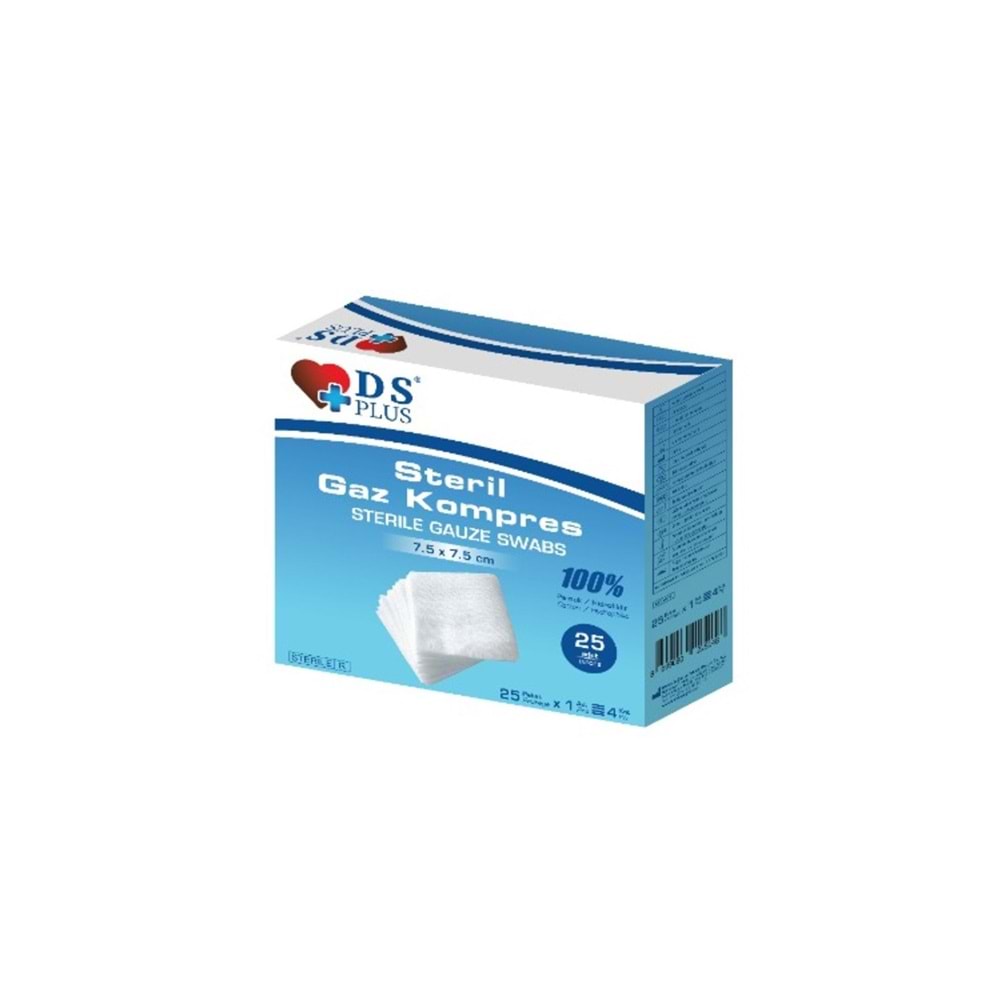 DAMLA GAZ KOMPRES 7,5*7,5 25 Lİ PAKET