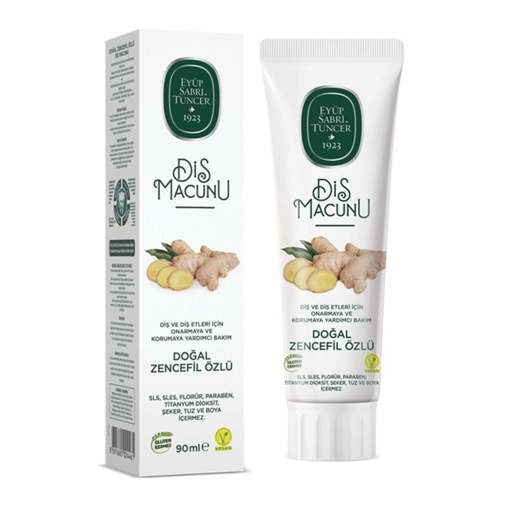 EYÜP SABRİ TUNCER DİŞ MACUNU 90 ML ZENCEFİL ÖZLÜ