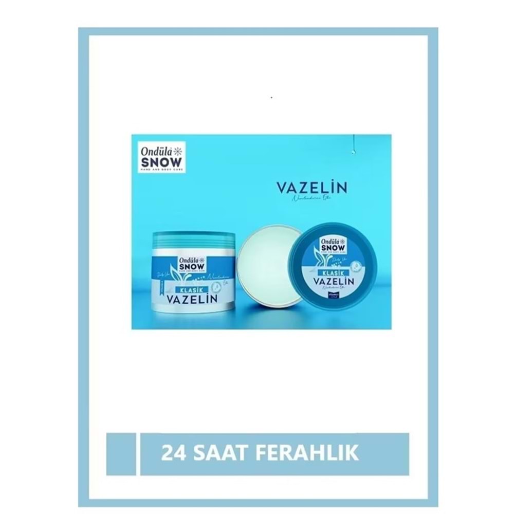 ONDÜLA VAZELİN SNOW BEYAZ 125 ML