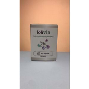 FOLİVİA FOLİC ACİD 30 TABLET METİL FOLAT