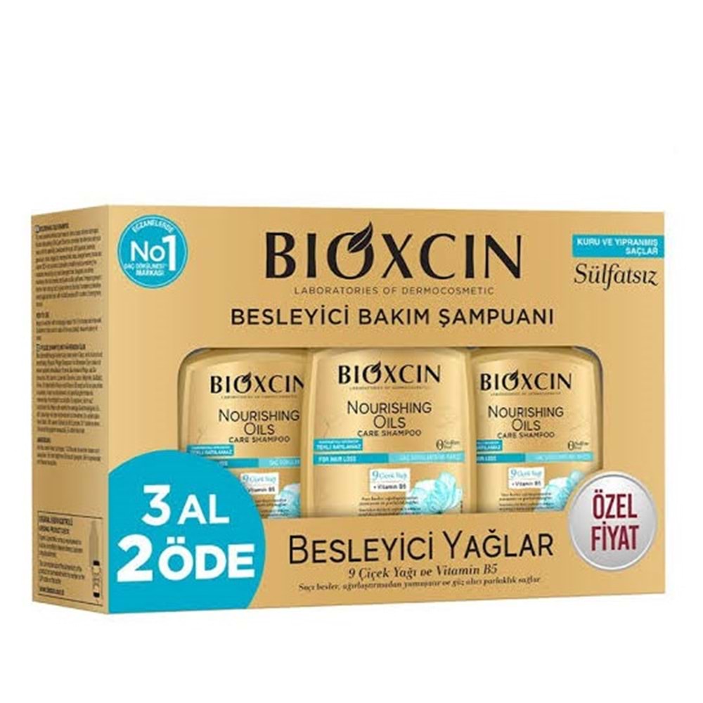 BİOXCİN BESLEYİCİ YAĞLAR ŞAMPUAN 3AL2ÖDE