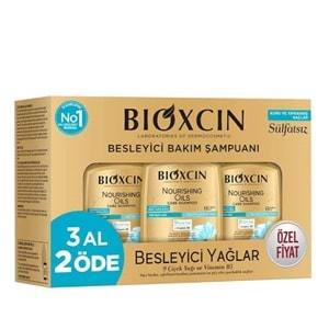 BİOXCİN BESLEYİCİ YAĞLAR ŞAMPUAN 3AL2ÖDE