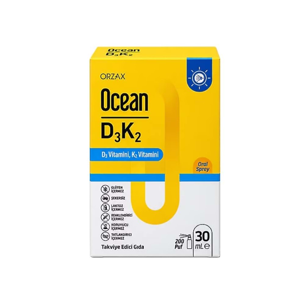 OCEAN VİTAMİN D3K2 DAMLA 30 ML